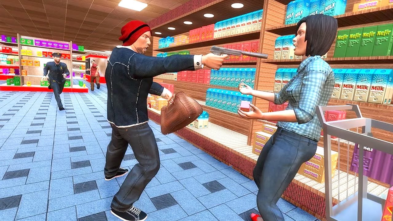 Supermarket Robbery Crime 3D (by Toucan Games 3D) Android Gameplay [HD]