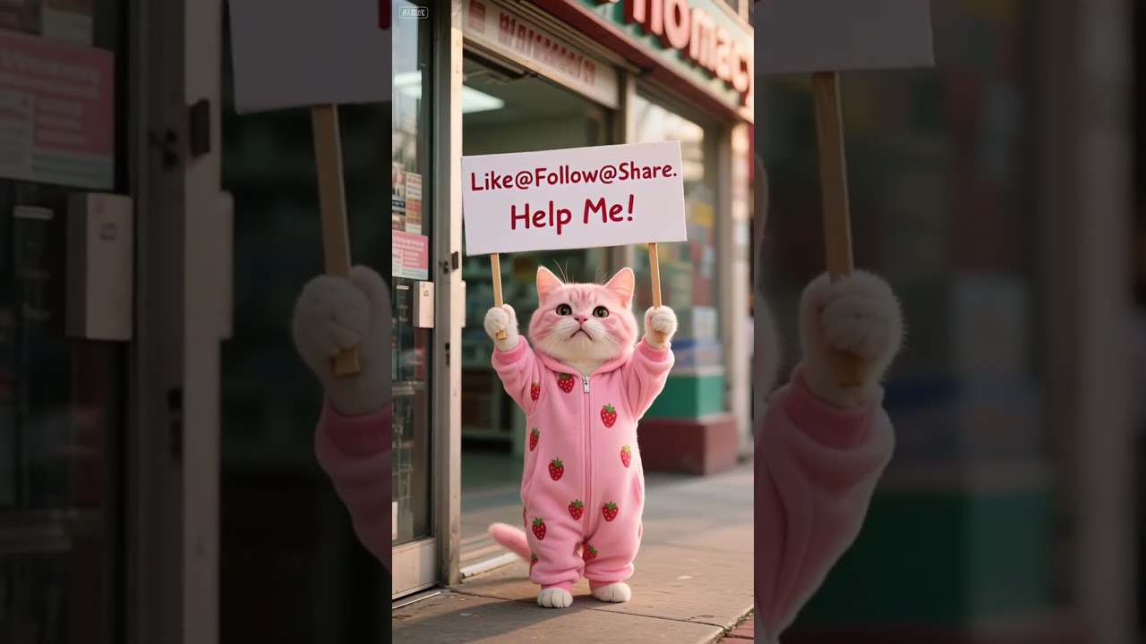 cute funny cat video 