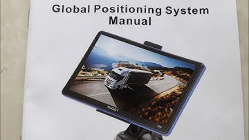 Xgody 886 Sat Nav. Setting Vehicle Dimensions.