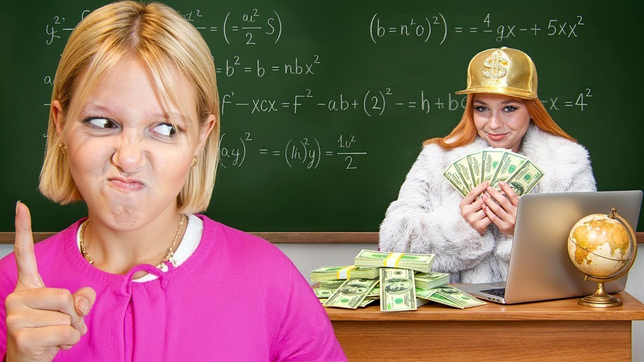 Амелка и НАЈБОГАТИЈИ УЧЕНИК У ШКОЛИ! | Популарни ученици у школи!