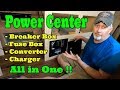 RV Power Center - Converter Charger In Custom RV Build  **The Cheapest Way**