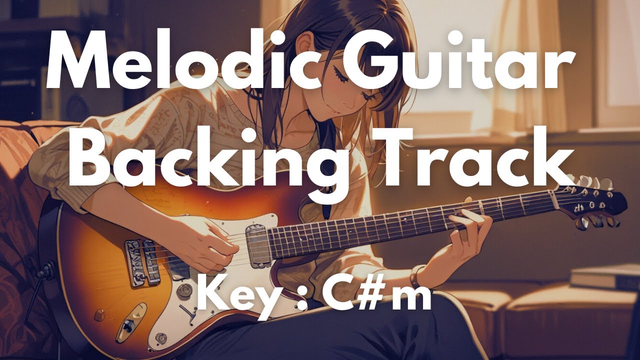 Melodic Guitar Backing Track in C