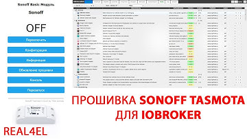 Прошивка Sonoff Tasmota для ioBroker #2 Умный дом