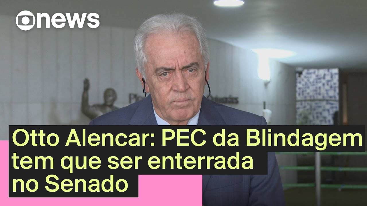 Presidente da CCJ do Senado diz que PEC da Blindagem deve ser enterrada