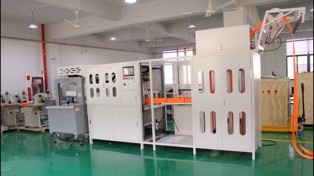 How to use fully automatic webbing cutting, winding and strapping ...