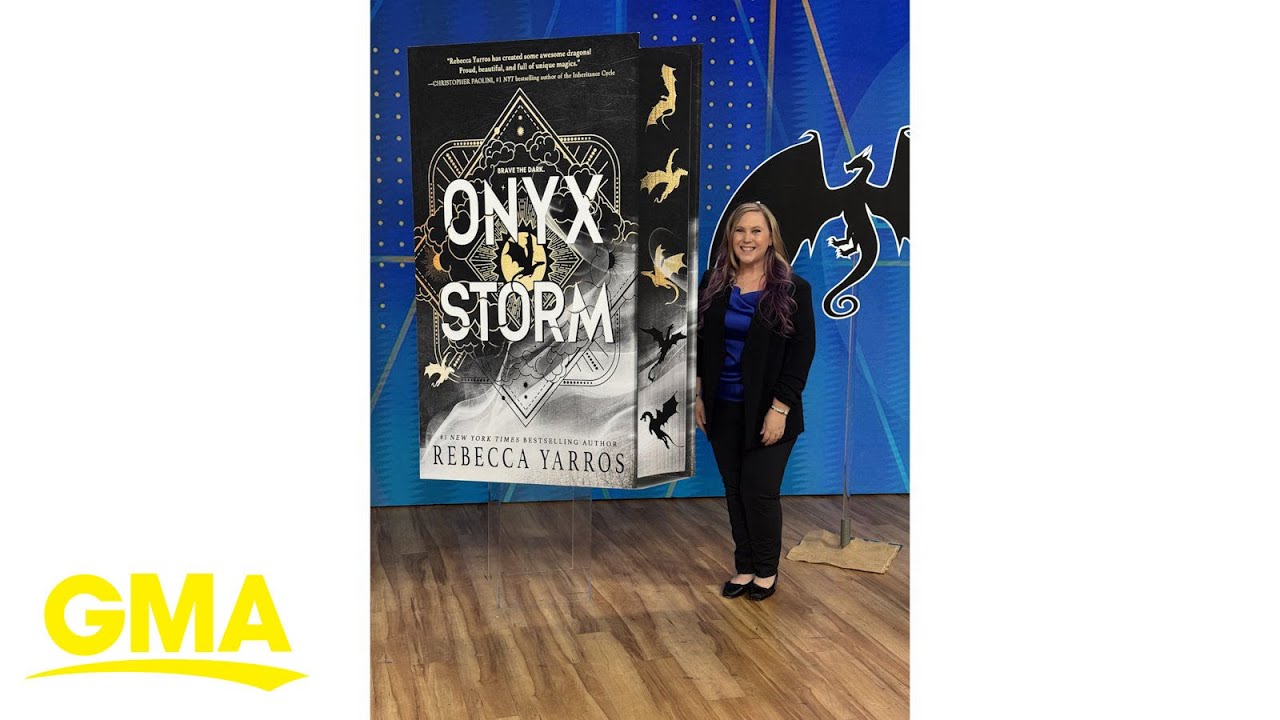 Rebecca Yarros breaks down 'Onyx Storm' book cover