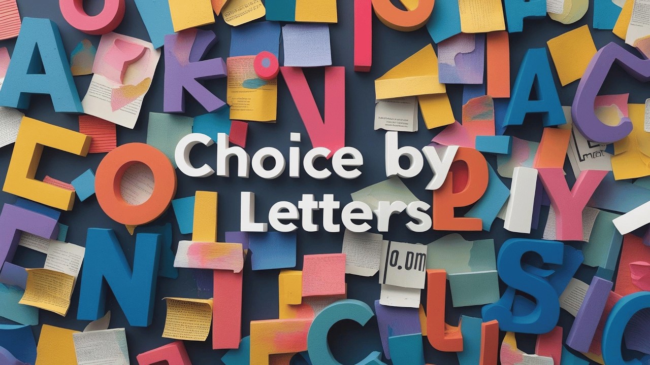 Choice By Letters, part 16 - YouTube