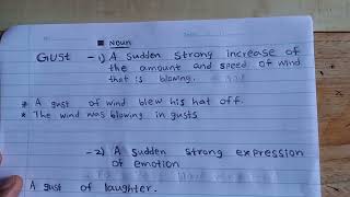 The Meaning of Gust