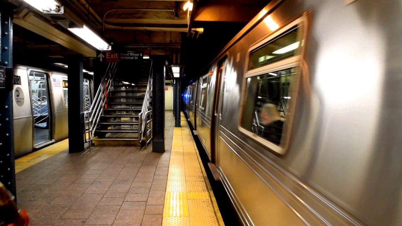 Whitehall R Train NYMTA Subway- The Termination of the (R) & (W) Train in South Ferry ...