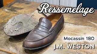 Sauvetage d'une paire de mocassin 180 de la prestigieuse marque  Française @j.m.weston9853 🇫🇷