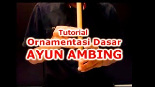 Tutorial : ORNAMENTASI DASAR , \