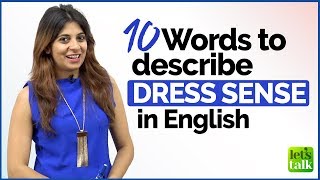 Talking about someone’s DRESS SENSE | English Vocabulary Lesson for Beginners & Advanced Level |