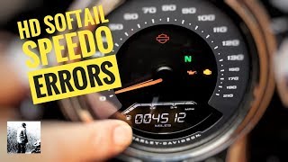 Why Is My Harley Davidson Speedometer Inaccurate - HD Softail SG Speedometer Testing And Settings