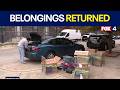 Apartment residents get belongings back after 8 month wait