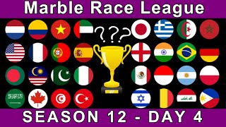 Marble Race League Season 12 DAY 4 Marble Race in Algodoo