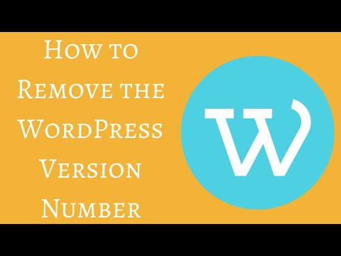 How to Remove the WordPress Version Number