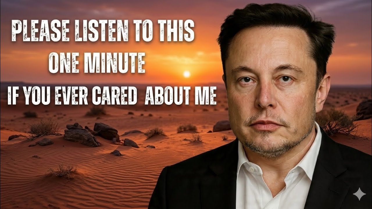 Elon Musk | If You Ever Cared About Me… Please Listen to This One Minute