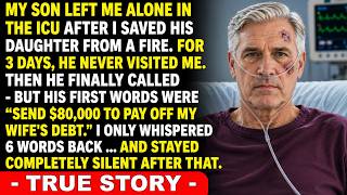 My Son Abandoned Me in the ICU After I Saved His Daughter...3 Days Later, He Came for My $80,000