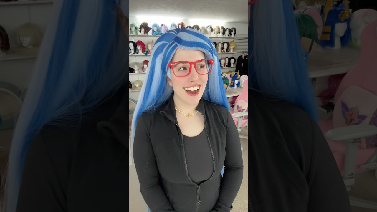 Ghoulia Monster High Wig! #monsterhigh #cosplaywigs #wigstyling