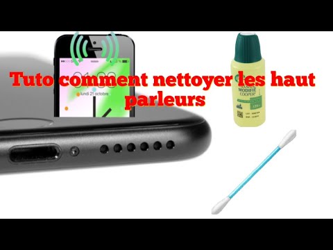 Vidéo: Comment Nettoyer Le Haut-parleur De Votre Téléphone