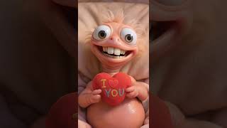 Weirdly Cute Love#iloveyou #funnylove #weirdlycute #spreadthelove #aivideo #goofyvibes #lovemessage