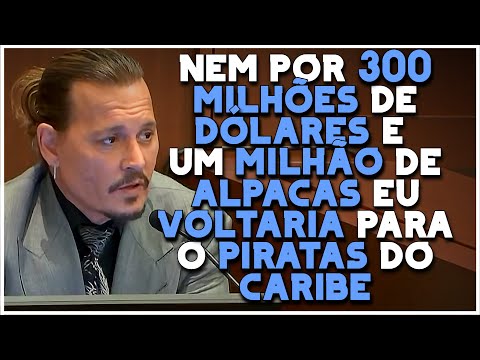 Johnny Depp diz que não voltaria para 'Piratas do Caribe' por 'nada