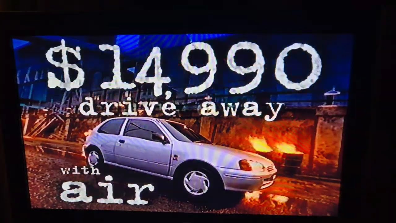 Toyota Starlet 1990s TV Ad Old Australian Car Commercial