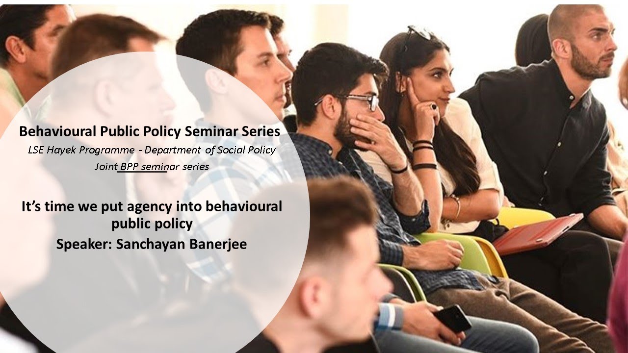 It’s time we put agency into behavioural public policy