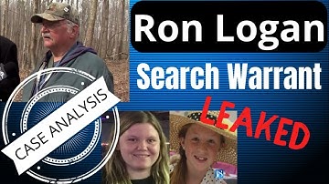 Case Analysis: Ron Logan Search Warrant & What a Staged Crime Scene Can Reveal About a Killer🕵️‍♀️👀