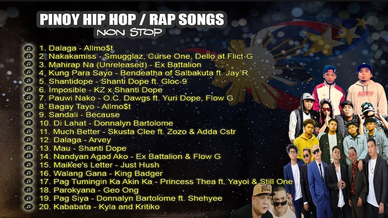 NEW OPM 2019 Non Stop Pinoy Hip HopRap Songs Pinoy Rappers  