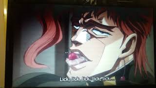 That lick lick scene from jojo no kimyou na bouken ep 9 season 2|FROY MARK|