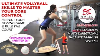 Volleyball Training On Balance Boards Volleyball Training On Balance Boards