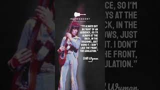 Celebrity Bill Wyman: Not All Musicians Need the Spotlight | #billwyman #bassist #bassguitar Profile