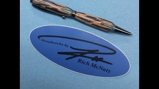 Stress free Wood working pen for troops Challenge  2016