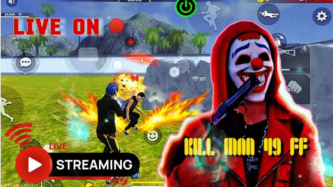 Iphone 4v4 Kill Man 49 FF is live! #freefire #video#gaming #live # ...