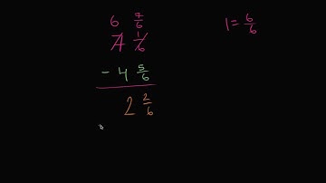 Ex: Subtract Mixed Numbers with Like Denominators