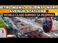 METRO MANILA SUBWAY NORTH AVENUE STATION WORLD CLASS SUBWAY SA PILIPINAS! IBA TALAGA GAWA JAPAN!