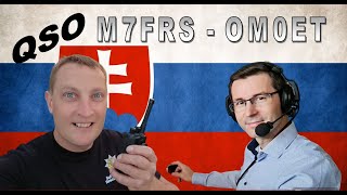 Quick QSO with Paul OM0ET on 20m - Xiegu G90 20w