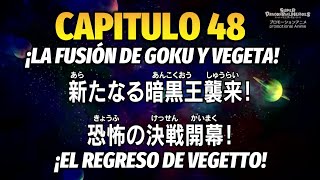 Dragon Ball Heroes Capitulo 48 Completo: La Fusión de Goku y Vegeta Vuelve Vegetto SSJ Blue