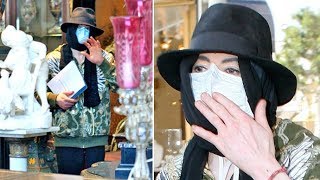 Michael Jackson Blows Kisses To His Fans While Antique Shopping In Beverly Hills [2009]