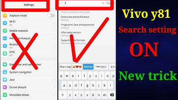 how to on search setting in vivo y81 ||vivoy81 search setting on kaise kare