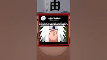 Jiraiya Sensei know everything that's why he is a legend 😍🔥