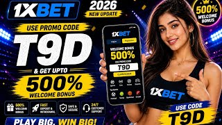 1xBet Promo Code | 500% Bonus Kaise Le | Full Guide 2026