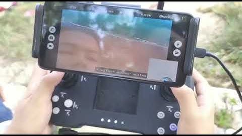 Skydroid T12 in the seaside test , the video is clearer and  more stable after adding the gimbal !!!