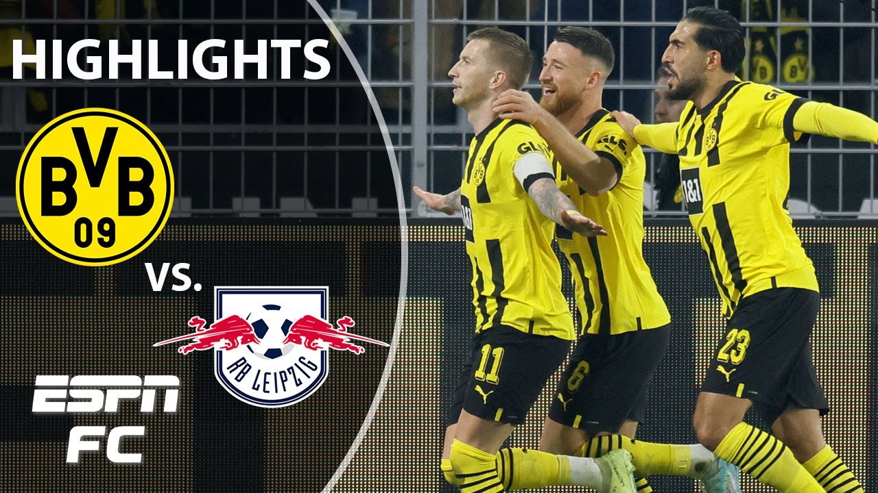 frugtbart mastermind pad Borussia Dortmund vs. RB Leipzig | Bundesliga Highlights | ESPN FC - YouTube