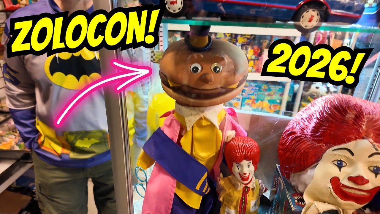 ZOLOCON 2026 VINTAGE TOY SHOW – CRAZY Vintage Toy Finds!
