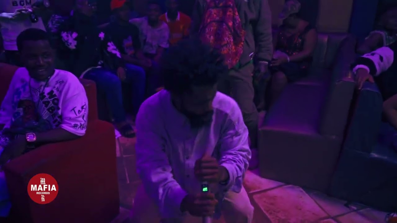 Kreator Tamani Performing Sorry I Say in the Mafia Records Opening Event 