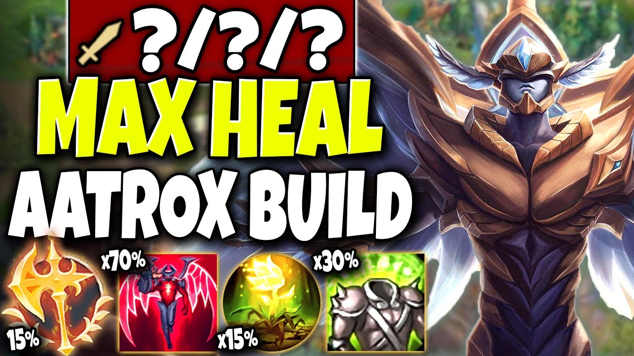 Aatrox can multiply your healing + Regeneration by with 1 Item 🔥 LoL TOP Aatrox Gameplay - YouTube