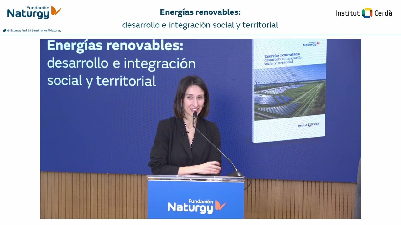 Presentación de informe «Energías renovables: desarrollo e integración social y territorial»
