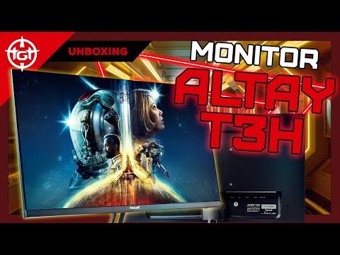 UNBOXING MONITOR GAMER TGT ALTAY T3H, 23.8 POL. VA, FHD, 1MS, 165HZ